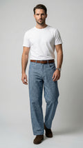 Light Blue Jacquard Denim