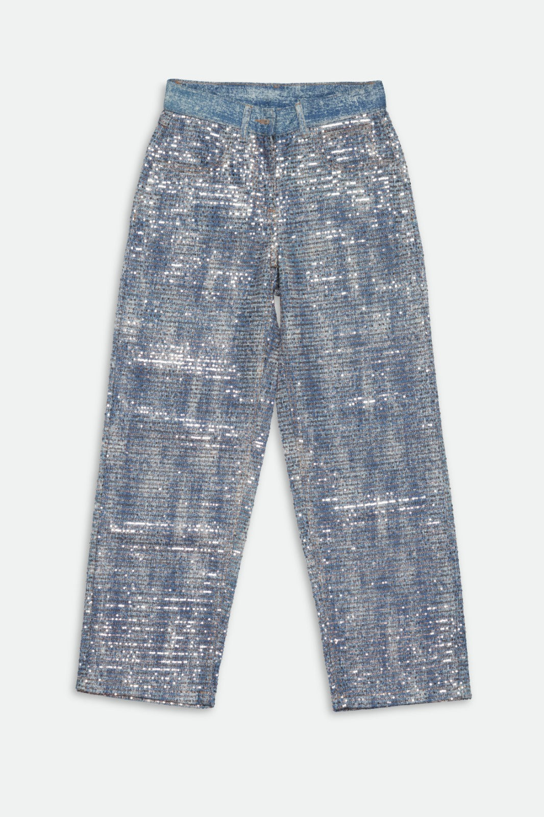 Jacquard Sequined Denim