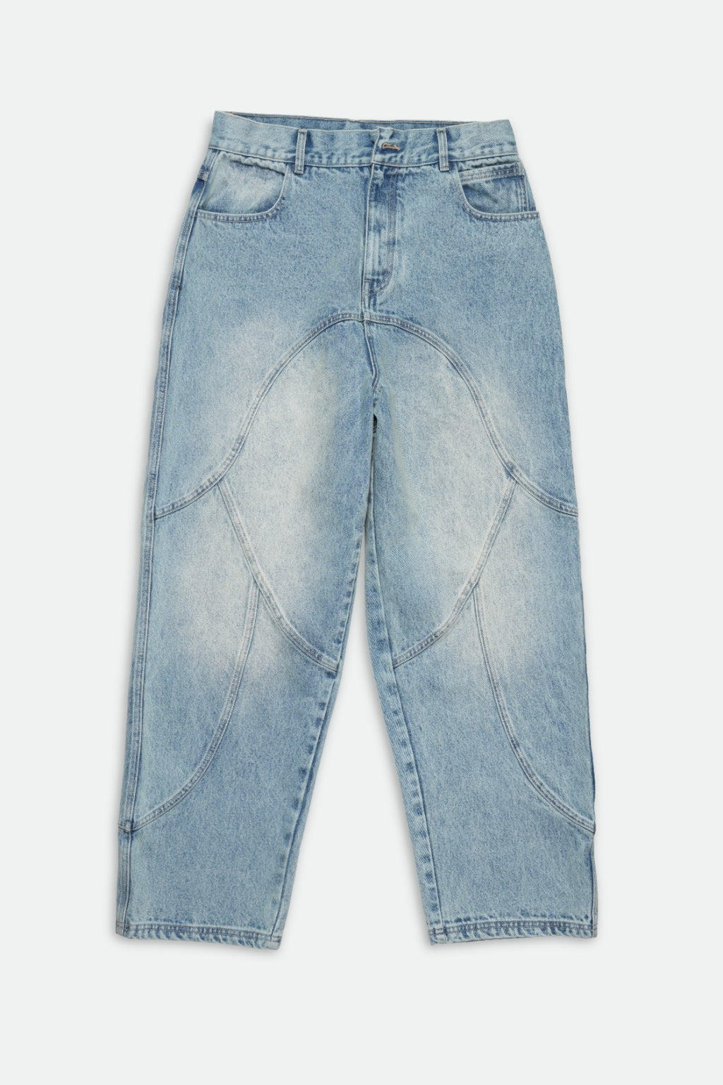 Light Blue Geometric Seam