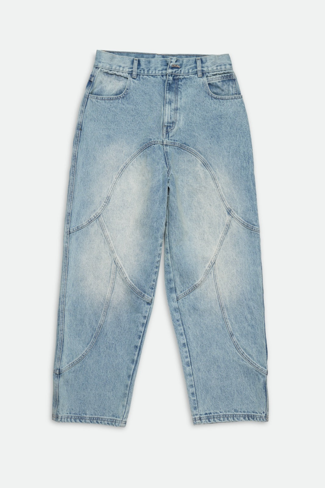 Light Blue Geometric Seam