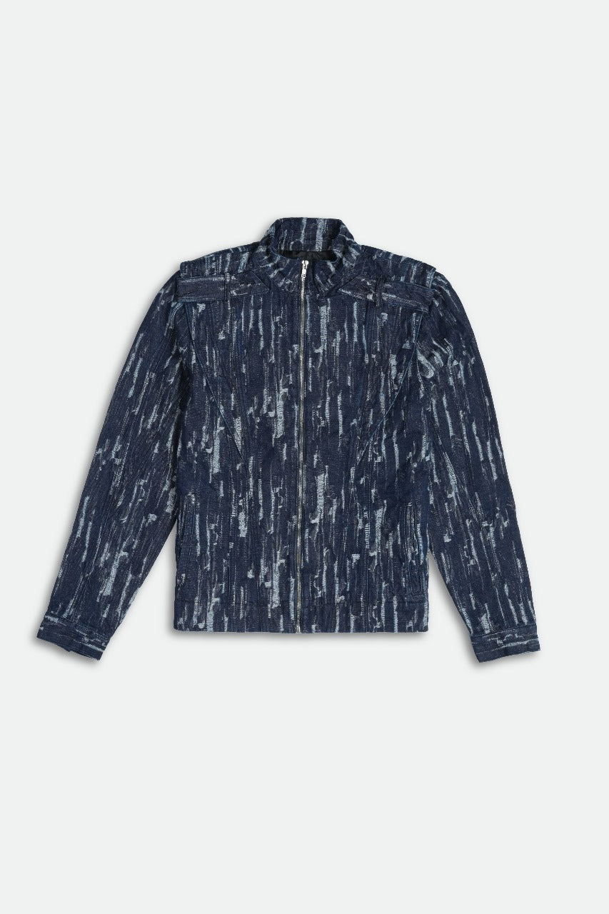 Indigo Pattern Jacket