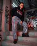 Jacquard Sequined Denim