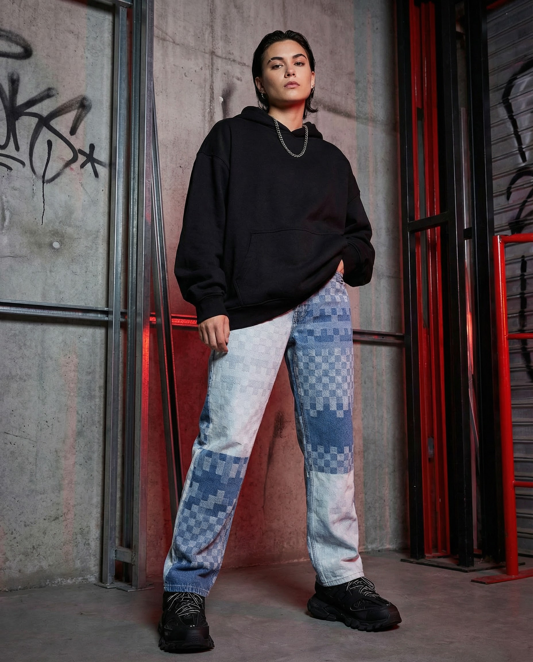 Pixelblock Blue Jeans
