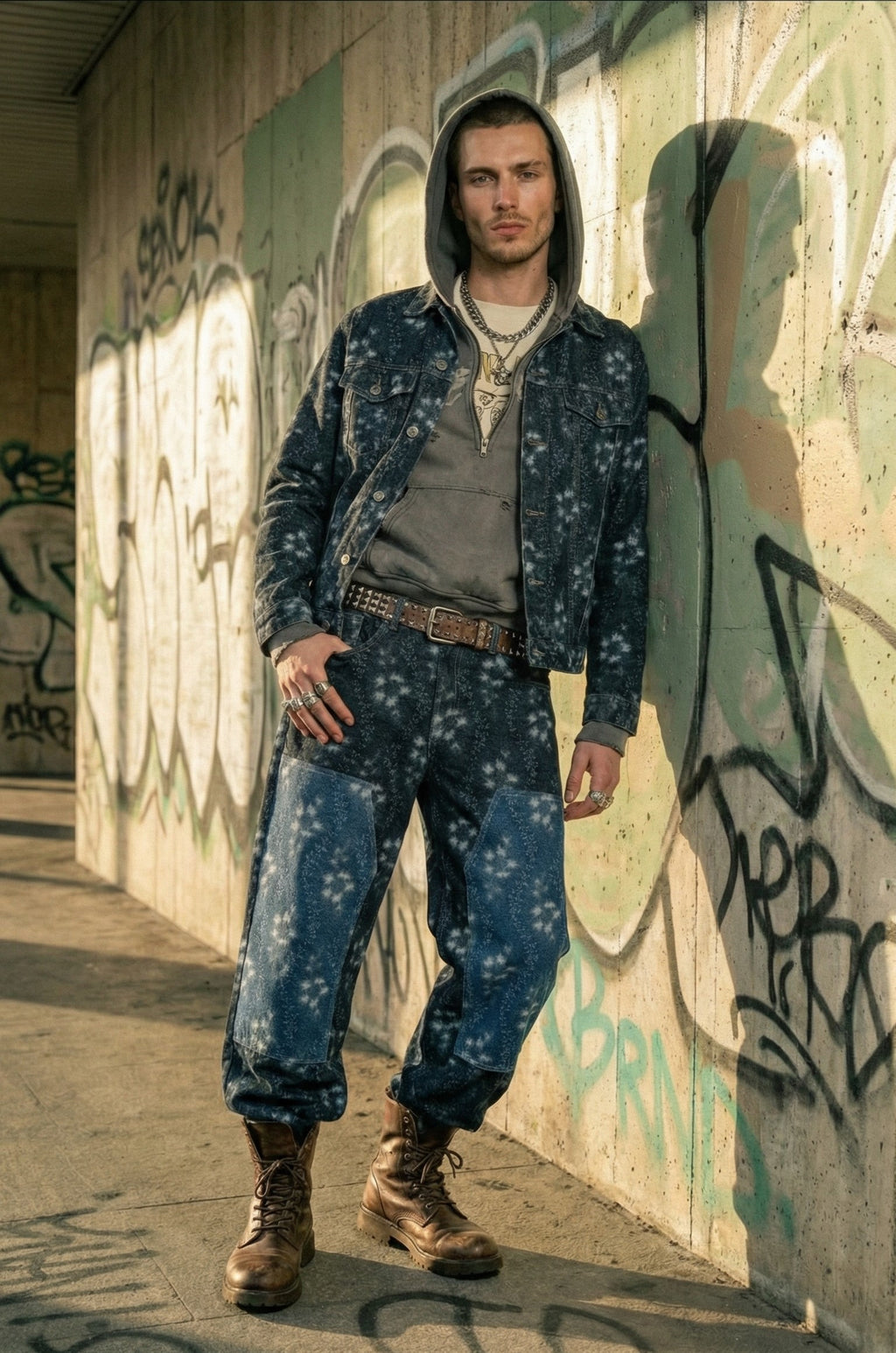 Contrast Carpenter Jeans